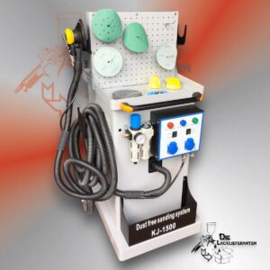 Arbeitswagen / Schleifwagen Staubsauger Kompletset inkl. Maschine KJ-1500