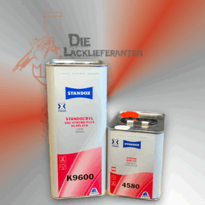 10x Standox K9600+K4580 VOC-Xtreme Plus Klarlack Set KURZ  50L Klarlack +25L Härter 75L  #02084154 / 02079324
