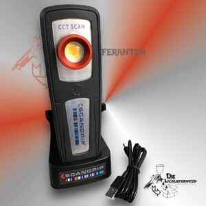 SCANGRIP Sunmatch 4 Handleuchte  / Tageslichtlampe Akku mit Diffusor