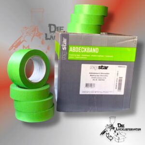 32x Repstar Klebeband Grün , Abdeckband 100°C 1 Rolle á 30mm x 50m #6660083