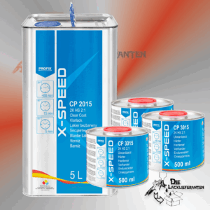 Profix HS X-Speed Klarlack CP2015  2:1 7,5L Set   5min bei 60°   #CP20155+CP301525