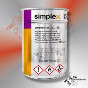 Simplex 2K PU Grundierung Grau 3,5L Thixotropes Produkt #SPM1321EK035