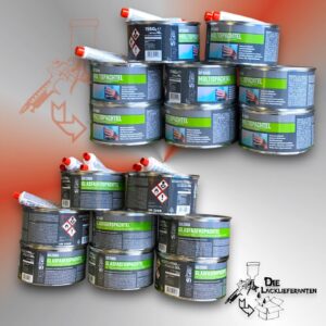 8X Repstar Glasfaserspachtel 1,8KG # 5640111 + 8x Repstar Multi Ligth Spachtel Blau 2L 1,6KG #988225566
