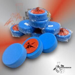 10X Polierschwamm ∅150mm Blau Hart Aufnahme M14