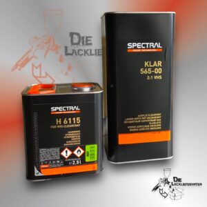 SPECTRAL Klarlack-SET VHS 565-00 / 5 Min bei 60°+ VHS Härter 6115 Schnell (FAST) SET 7,5L