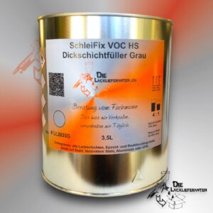 SchleiFix Dickschichtfüller 4:1 Grau 3,5L 5min bei 60°C / 15min bei 40°C #CP37535G