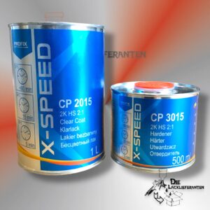 Profix HS X-Speed Klarlack CP2015  2:1 1,5L Set   5min bei 60°   #CP20151+CP301505