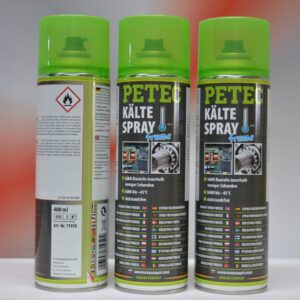 3X PETEC Kältespray  400 ml Kühlspray Kühlen / Abkühlen/ EinfrierenArt:71950