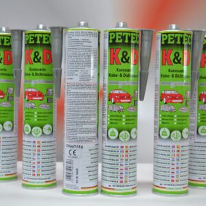 3X PETEC Karosserie Kleb u. Dichtmasse Grau 310 ml Art. 94630