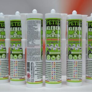 6x PETEC Montagekleber Transparent - 290ml Art.94929