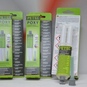 3X PETEC Poxy 2 komponenten Kleber 24ml Art. 98425