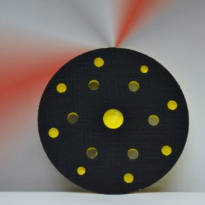 Stützteller, Schleifteller, Polierteller 150mm Klett M8 Aussebgewinde