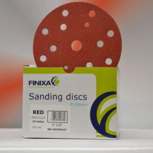 1Pck FINIXA Red-Schleifscheiben, P120 - 150mm