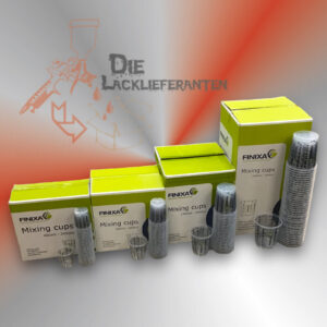 FINIXA Lack-Mischbecher-SET 400ml / 650ml / 1300/ml / 2240ml