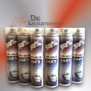 6X Dupli Color Cars Klarlack 600ml Spray-Dose Art. 693830
