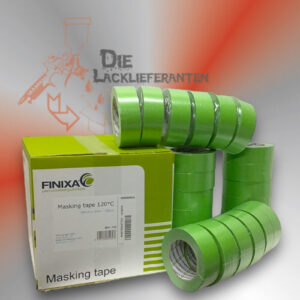 24x FINIXA Klebeband Grün , Abdeckband 120°C 1 Rolle á 38mm x 50m 120 Grad #MST738