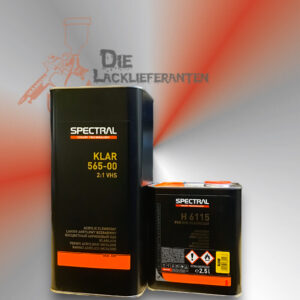 SPECTRAL Klarlack-SET VHS 565-00 /5 Min bei 60°+ VHS Härter 6115 LANG (SLOW)  SET  7,5L