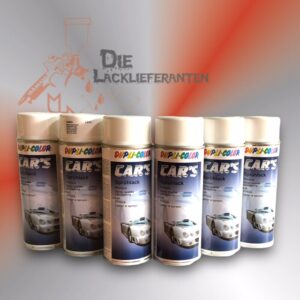 6X Dupli Color Cars Weiß Glanz  400ml Art. 385896