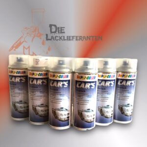 6X Dupli Color Cars 2-Schicht Klarlack 400ml Spray-Dose Art. 385858