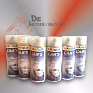 6X Dupli Color Cars Klarlack Matt 400ml Spray-Dose Art. 720352