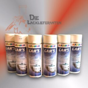 6X DupliColor Cars Rostschutz Haftgrund. Weiß  400ml Art. 218194