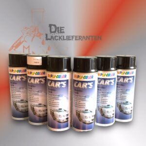 6X Dupli Color Cars Schwarz Mettalic 400ml Art. 706875
