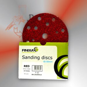 1Pck FINIXA Red-Schleifscheiben, P60 - 150mm