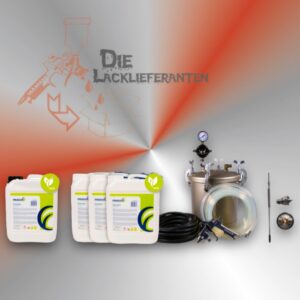 FINIXA AUKTION Powerpeel-Promo Beschichtung für Lackierkabienenwände SET