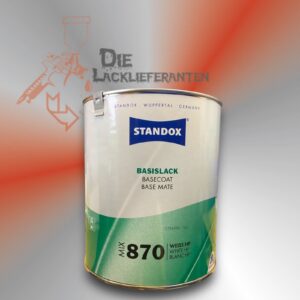 Standox Basislack Mix 870 Weiss HP 3,5L