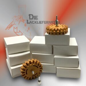 10X Radierscheibe, Folienradierer mit Adapter für Bohmaschiene, Akkuschrauber