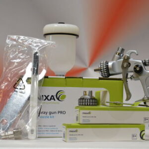 FINIXA Mini Lackierpistole PRO SPG700 + 3 Düsensätze 0.8, 1.0, 1.2mm
